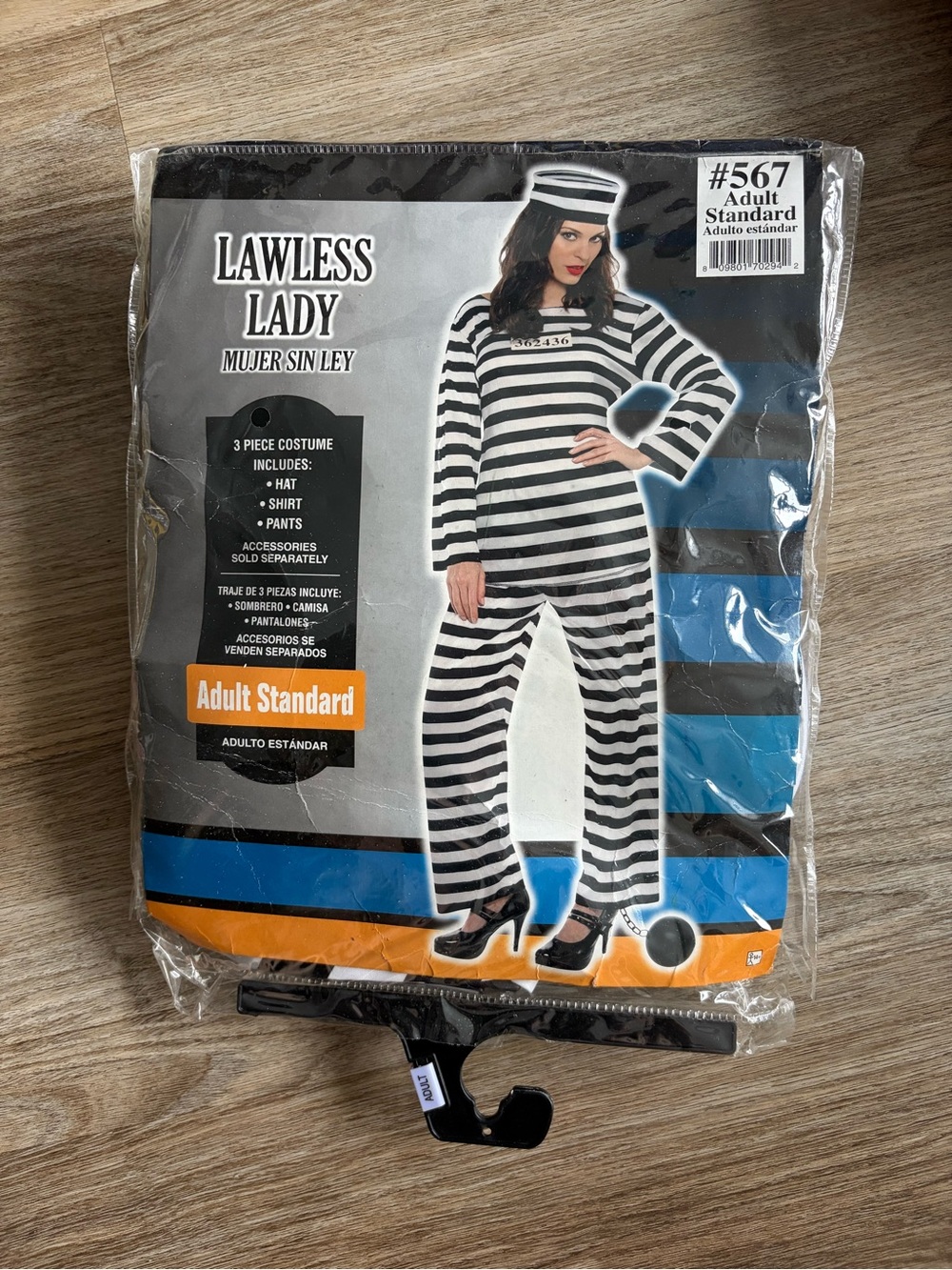 Law breaker lady costume